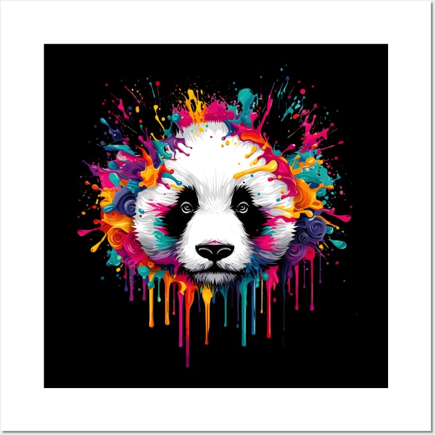 Giant Panda Colors Wall Art by Graceful Designs